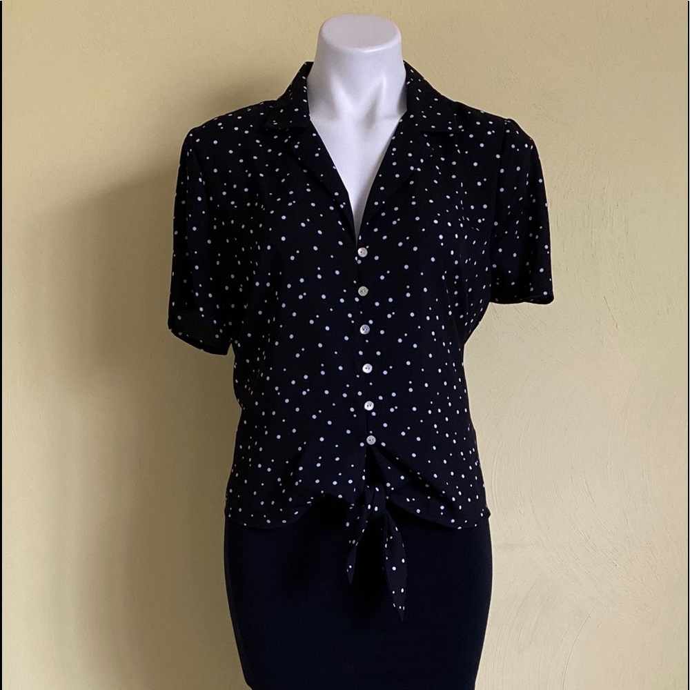 Nanette Tie Front Shirt